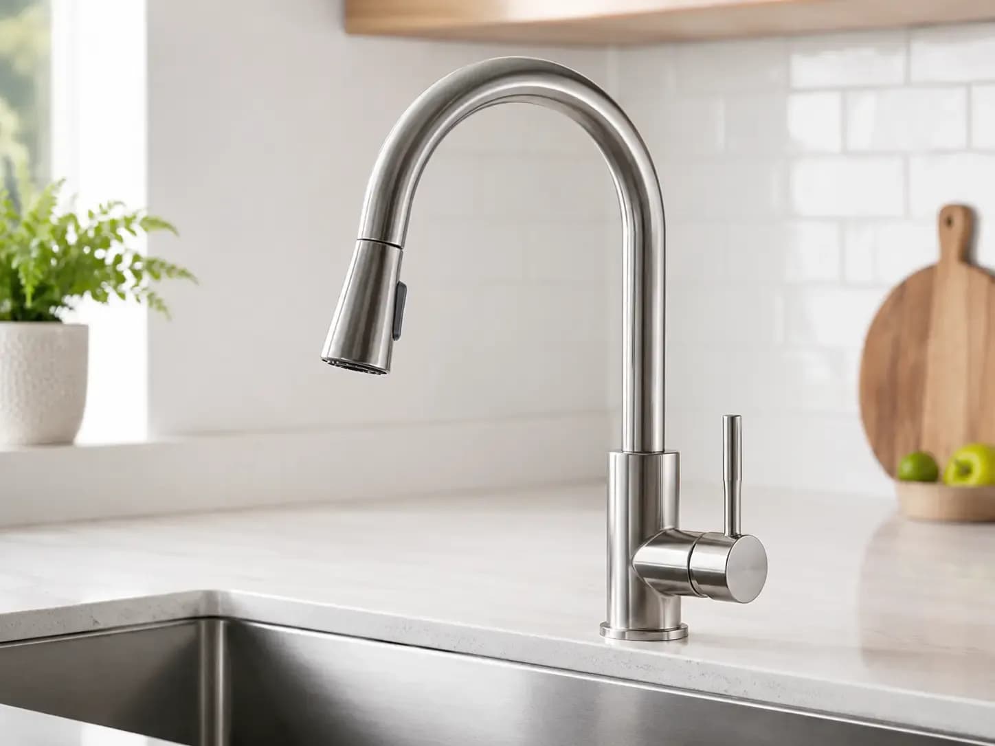 Kitchen faucet available in the plumbing department at Weiders Hardware